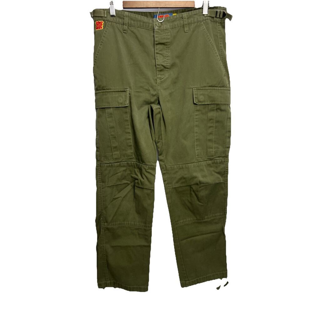 EMPYRE Cargo Pants Y2K Skater Baggy Pockets Khaki Men's Size 32